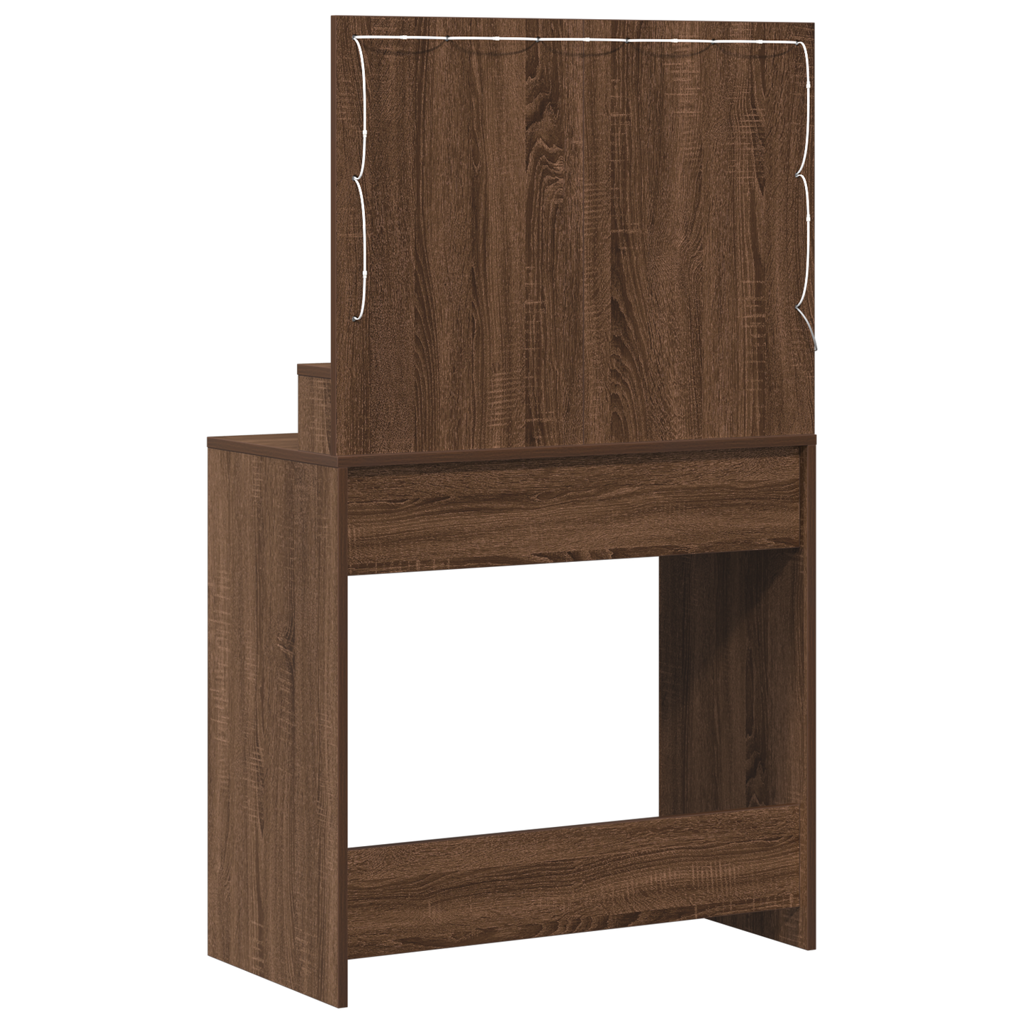 Dressing Table Brown Oak 79 x 41 x 135 cm Engineered wood