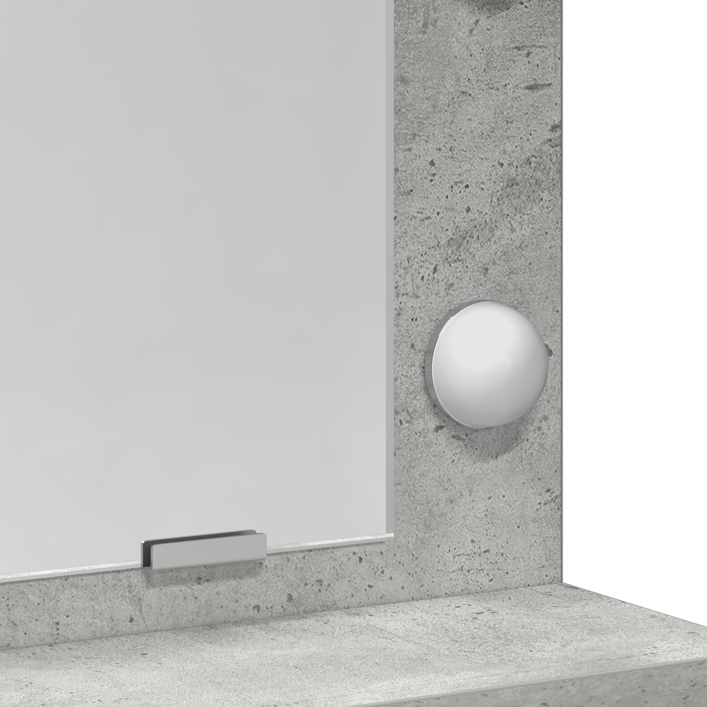 Dressing Table Concrete grey 50 x 41 x 135 cm Engineered wood