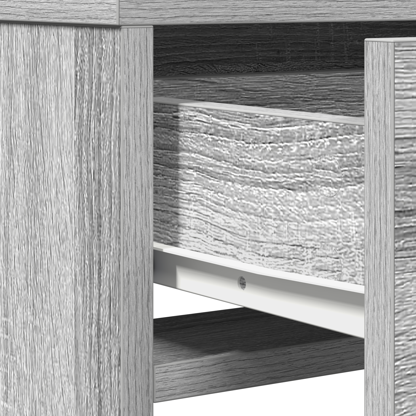 Dressing Table Grey sonoma 50 x 41 x 135 cm Engineered wood