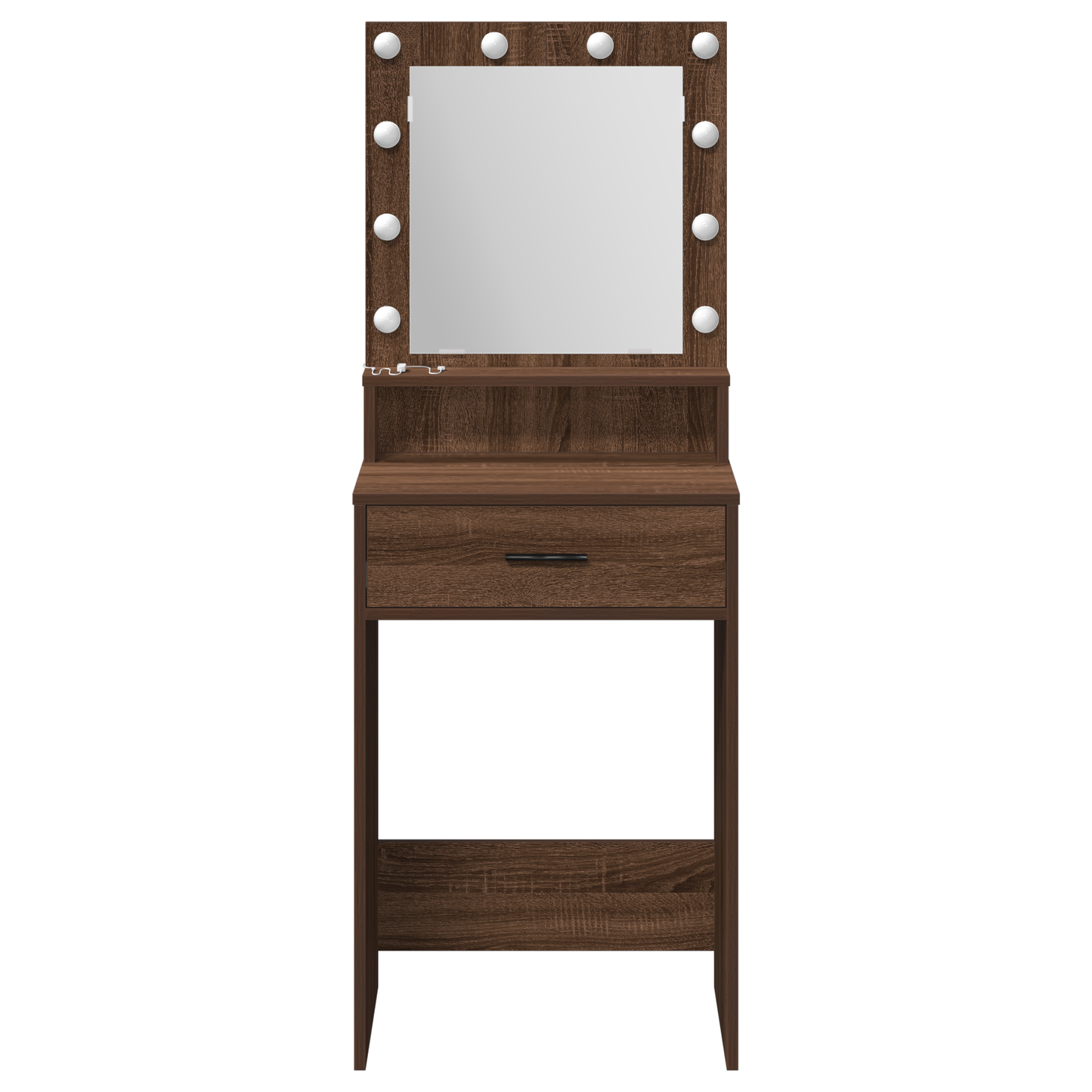 Dressing Table Brown oak 50 x 41 x 135 cm Engineered wood