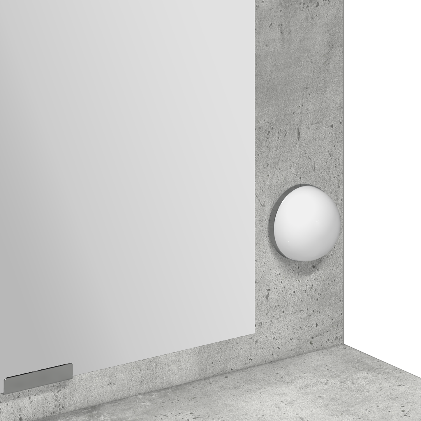 Dressing Table Concrete grey 100 x 41 x 135 cm Engineered wood