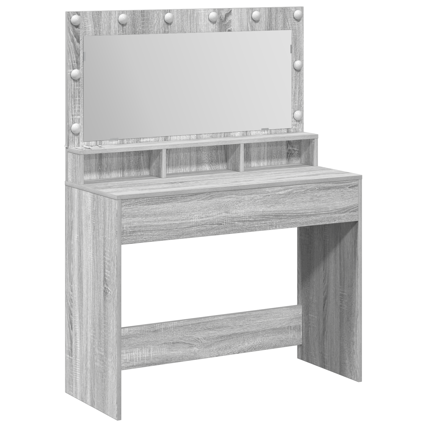 Dressing Table Grey sonoma 100 x 41 x 135 cm Engineered wood