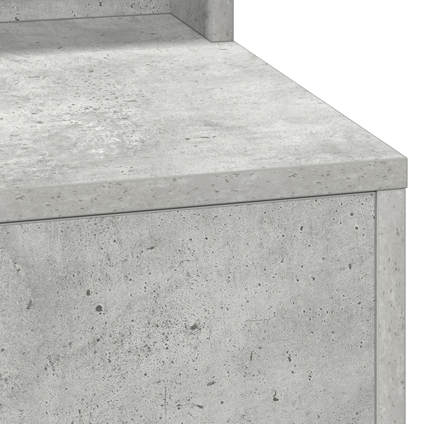Dressing Table Concrete grey 79 x 41 x 135 cm Engineered wood