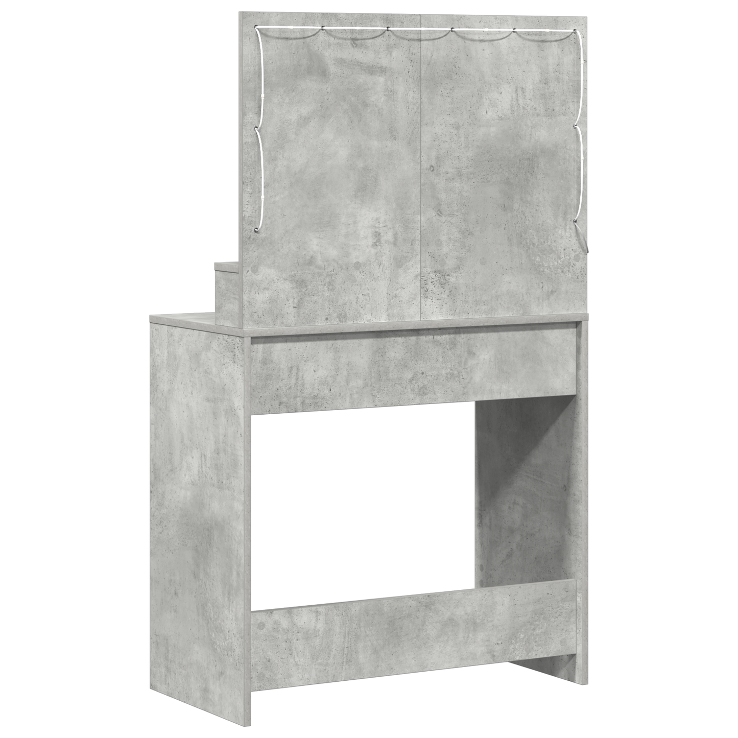 Dressing Table Concrete grey 79 x 41 x 135 cm Engineered wood