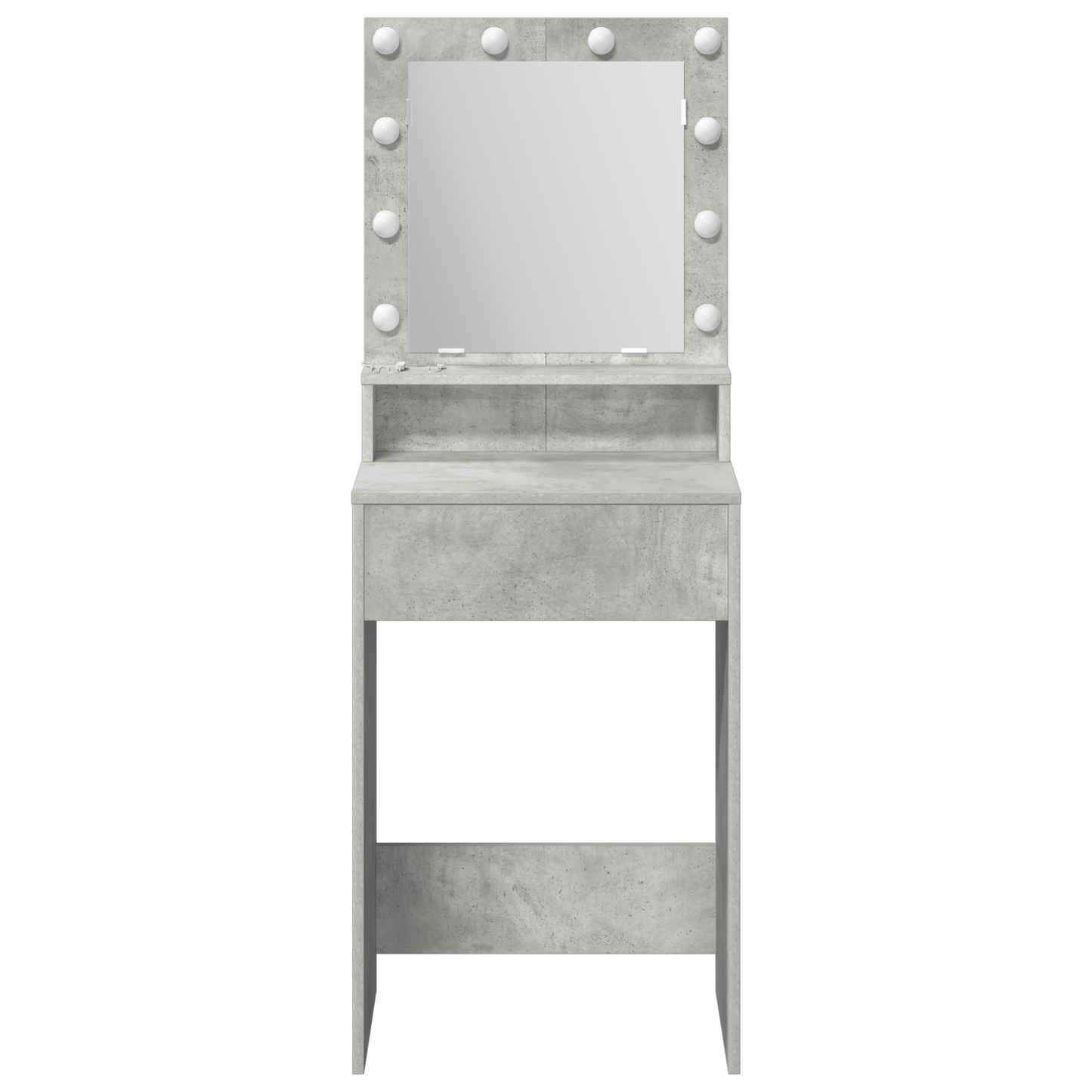 Dressing Table Concrete grey 50 x 41 x 135 cm Engineered wood