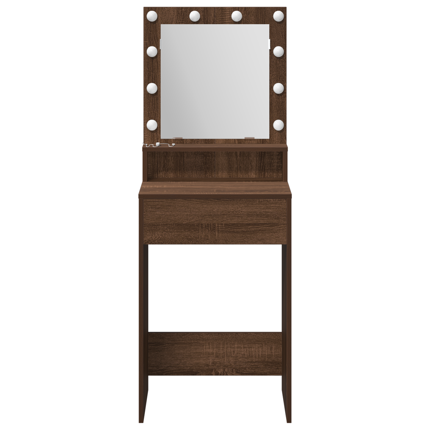 Dressing Table Brown Oak 50 x 41 x 135 cm Engineered wood