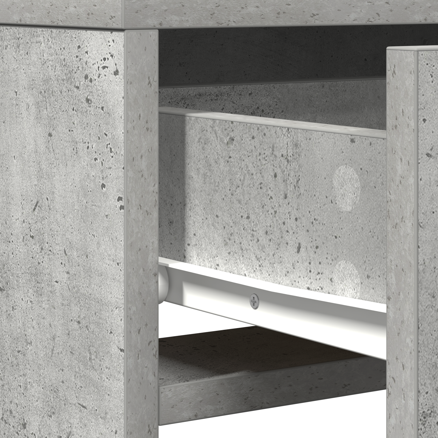Dressing Table Grey 50 x 41 x 140 cm Engineered wood