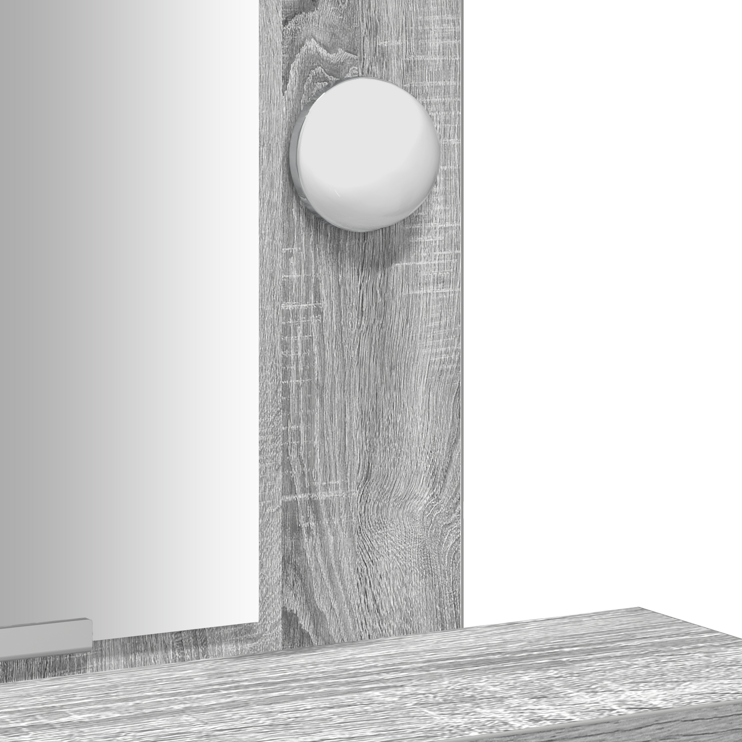Dressing Table Grey 50 x 41 x 140 cm Engineered wood