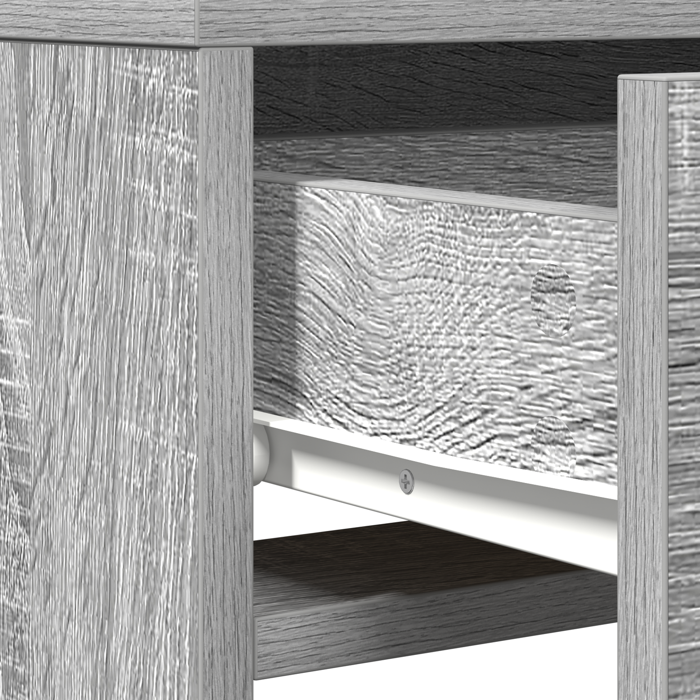Dressing Table Grey 50 x 41 x 140 cm Engineered wood