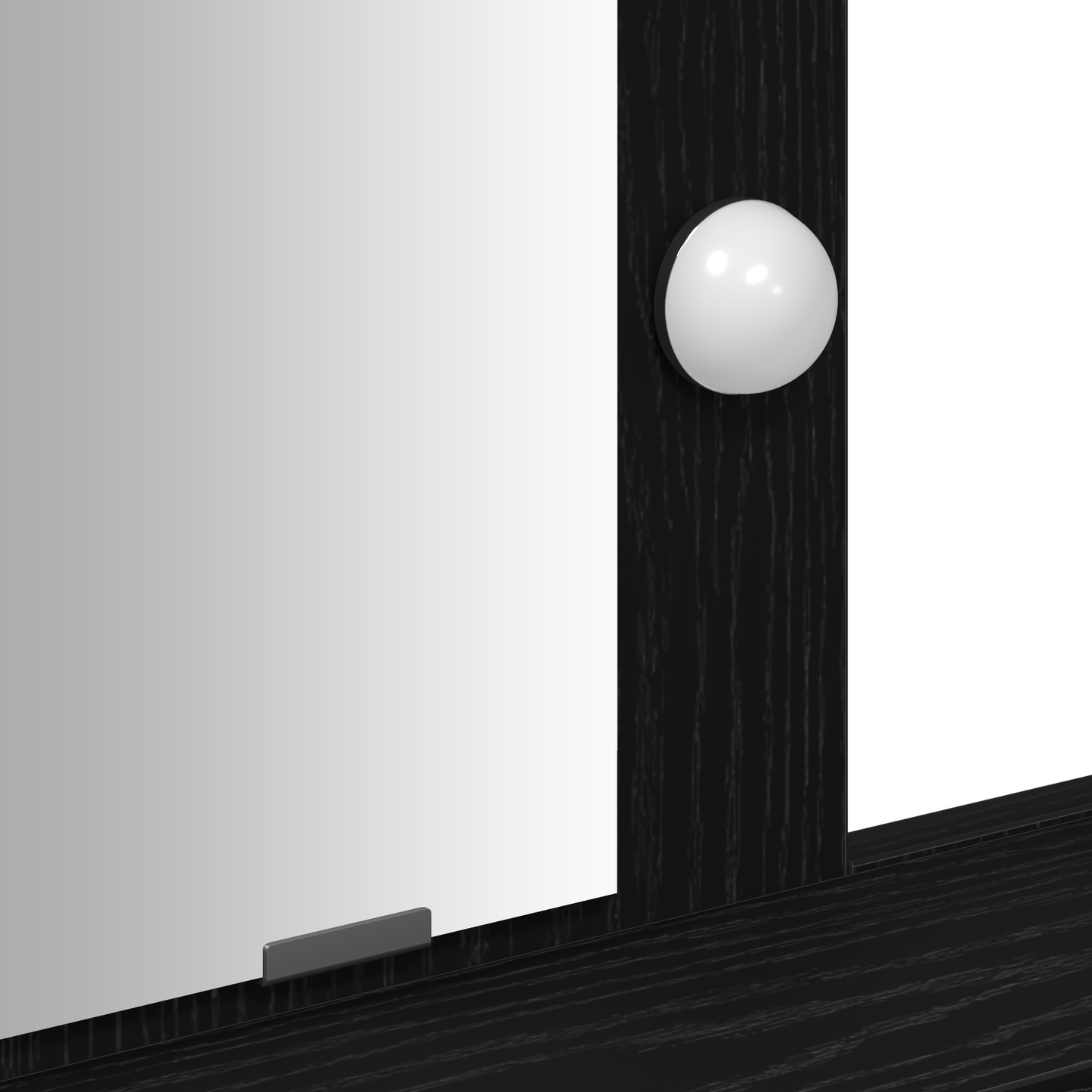 Dressing Table Black 79 x 41 x 140 cm Engineered wood