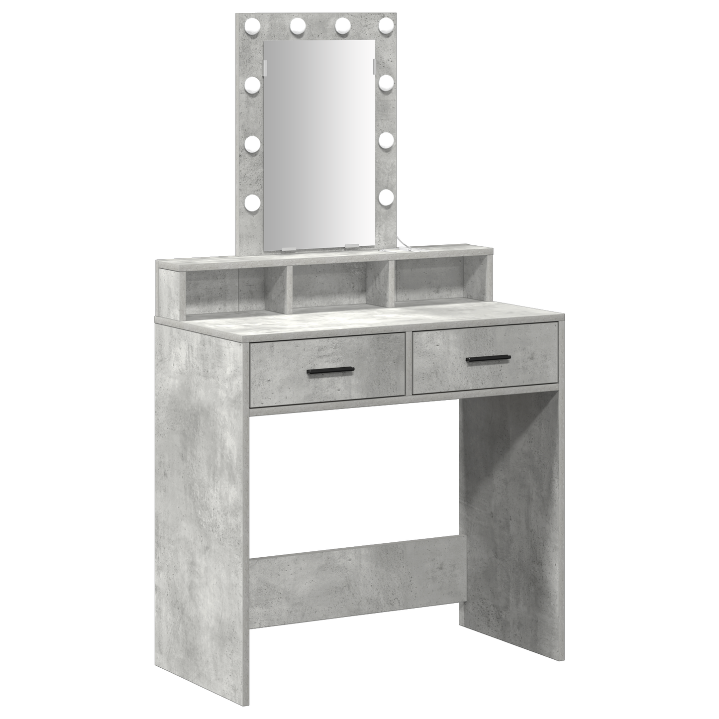 Dressing Table Grey 79 x 41 x 140 cm Engineered wood