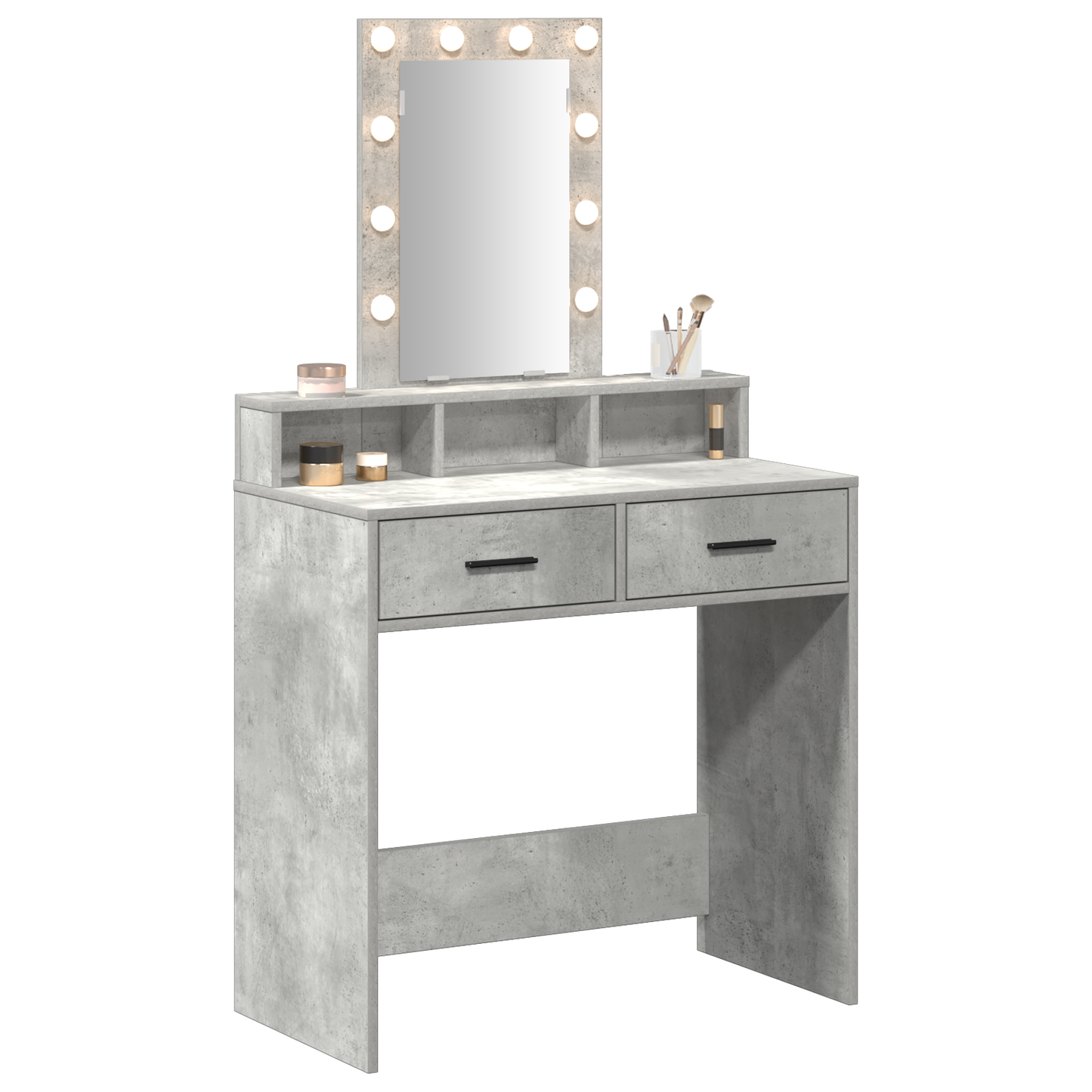 Dressing Table Grey 79 x 41 x 140 cm Engineered wood