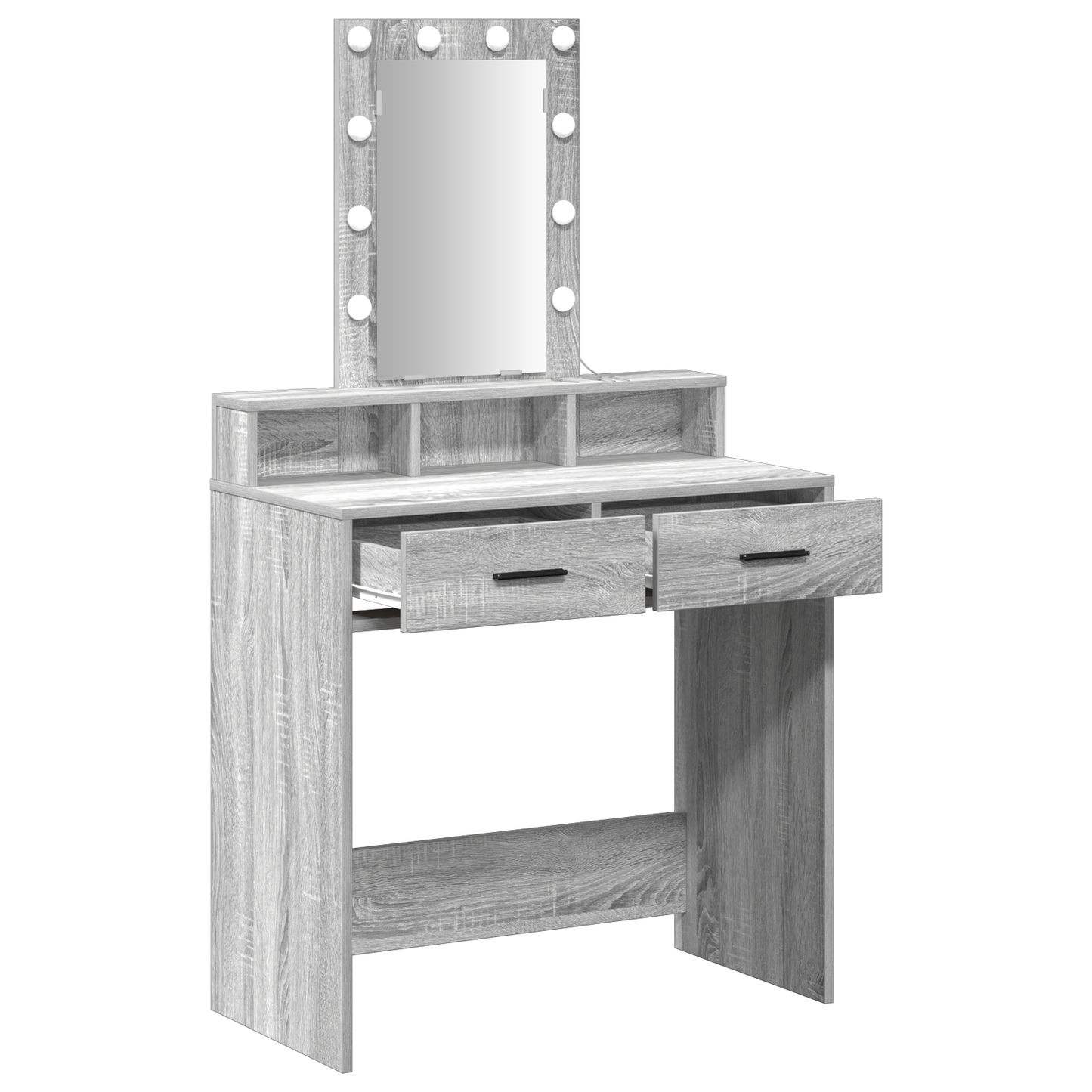 Dressing Table Grey 79 x 41 x 140 cm Engineered wood