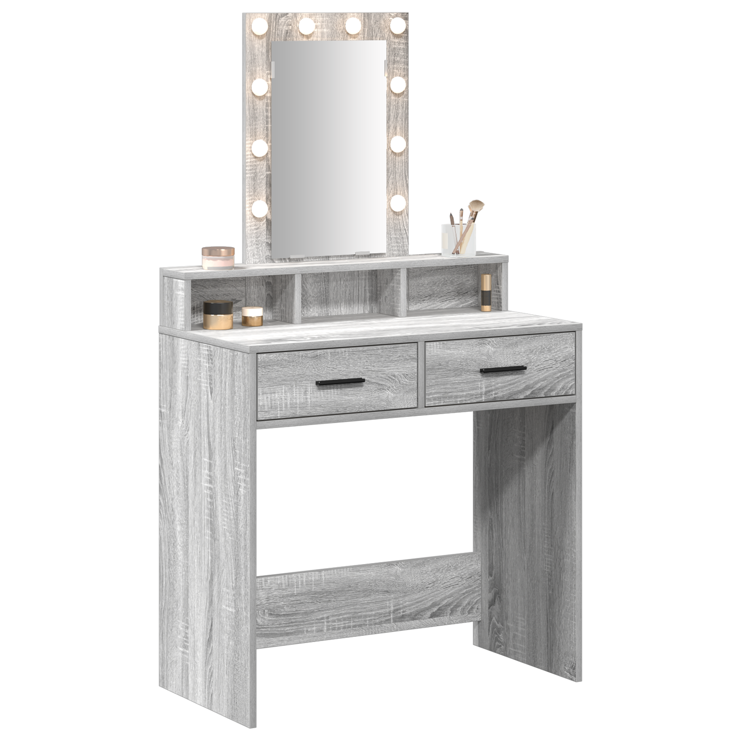 Dressing Table Grey 79 x 41 x 140 cm Engineered wood