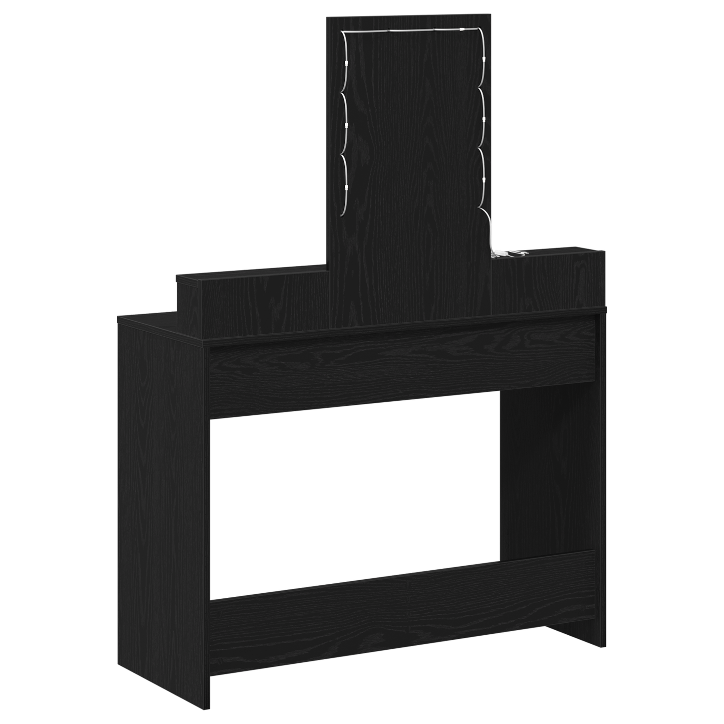 Dressing Table Black 100 x 41 x 140 cm Engineered wood
