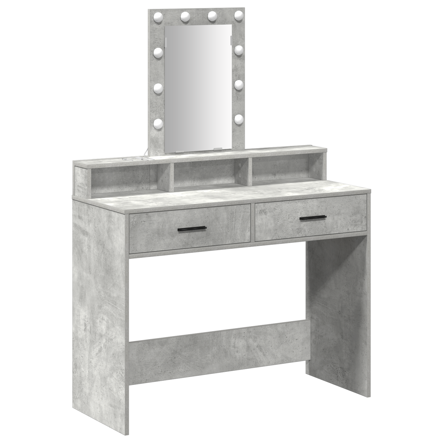 Dressing Table Grey 100 x 41 x 140 cm Engineered wood