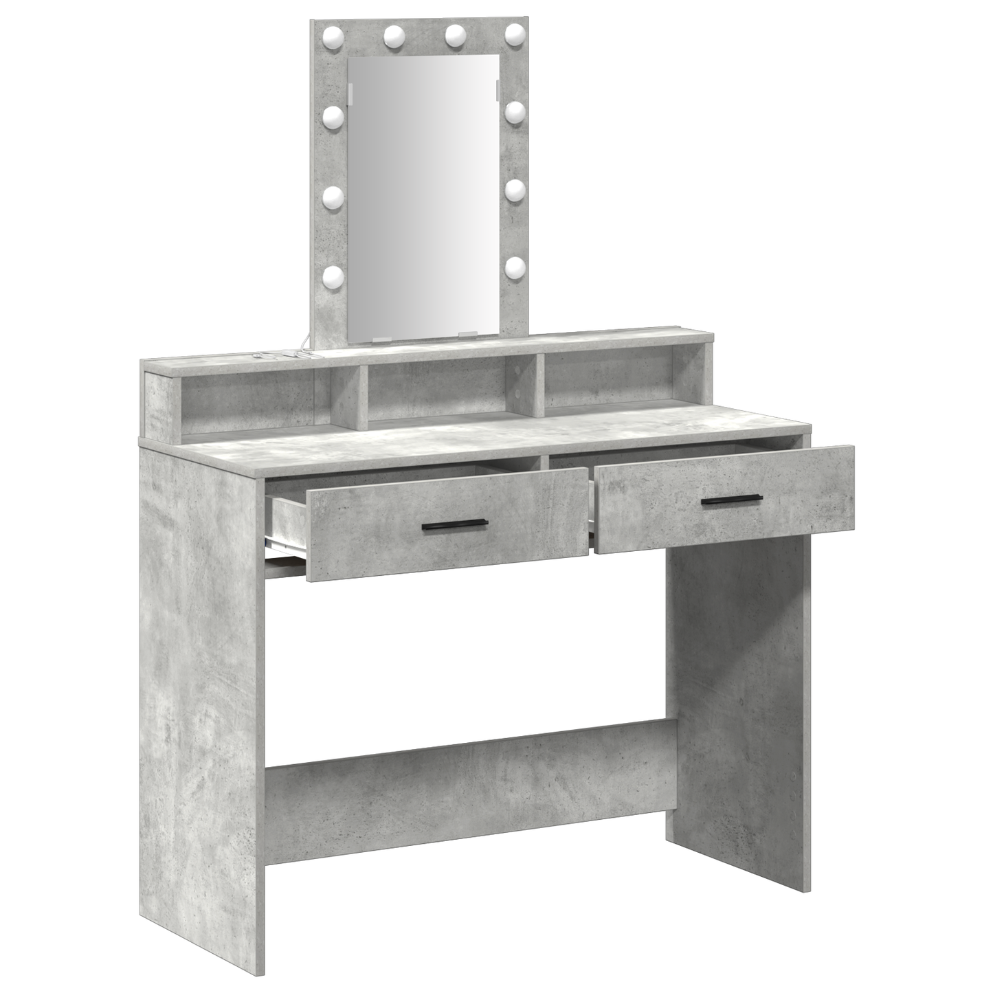 Dressing Table Grey 100 x 41 x 140 cm Engineered wood