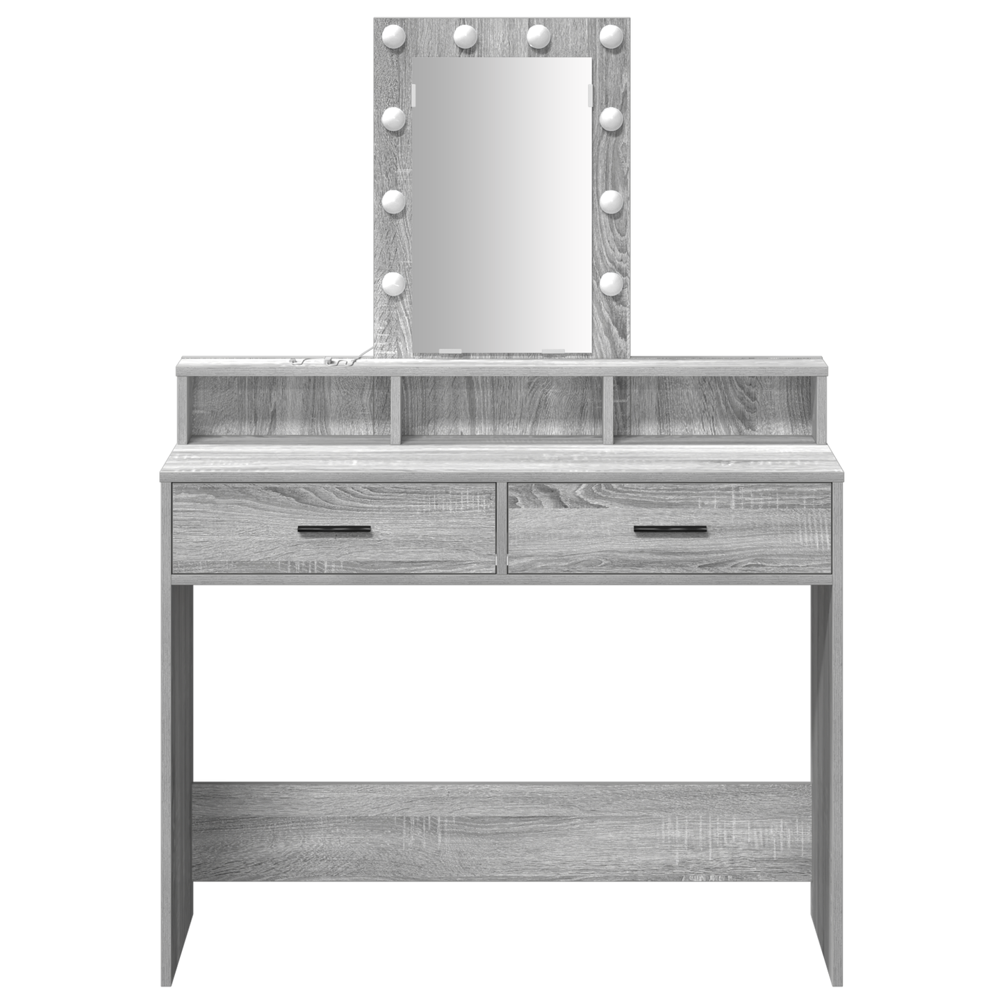 Dressing Table Grey 100 x 41 x 140 cm Engineered wood