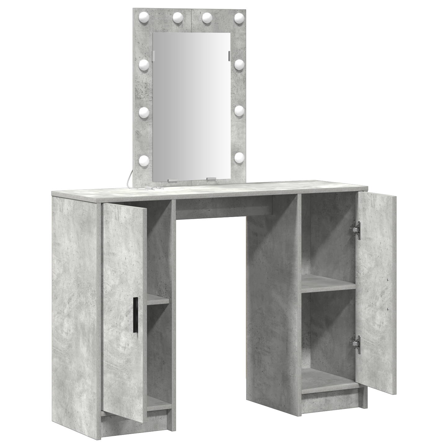 Dressing Table Light Grey 102 x 33 x 135 cm Engineered wood