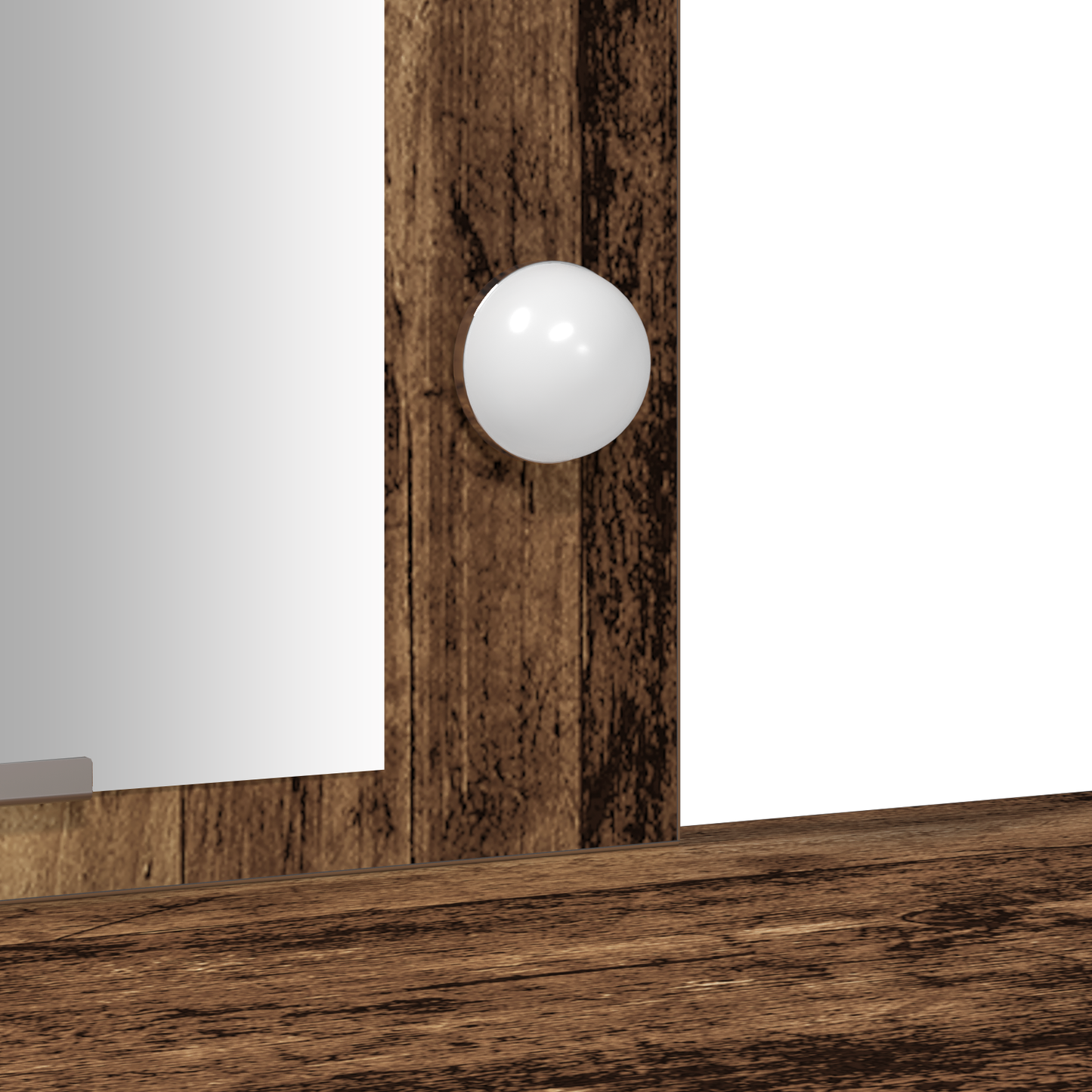 Dressing Table Brown 102 x 33 x 135 cm Engineered wood