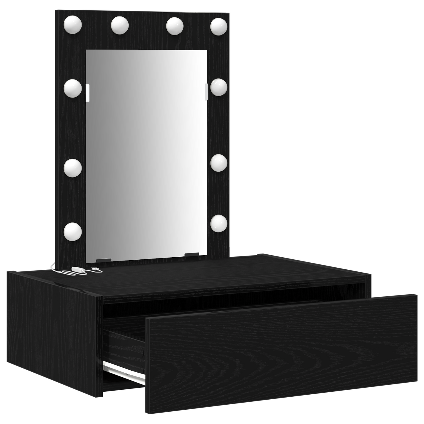 Dressing Table Black 60 x 40 x 70 cm Engineered wood