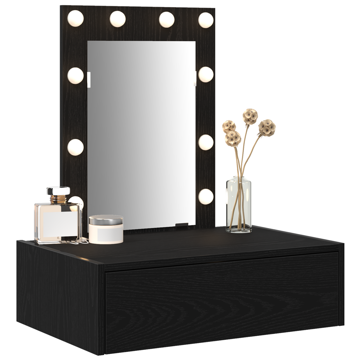 Dressing Table Black 60 x 40 x 70 cm Engineered wood