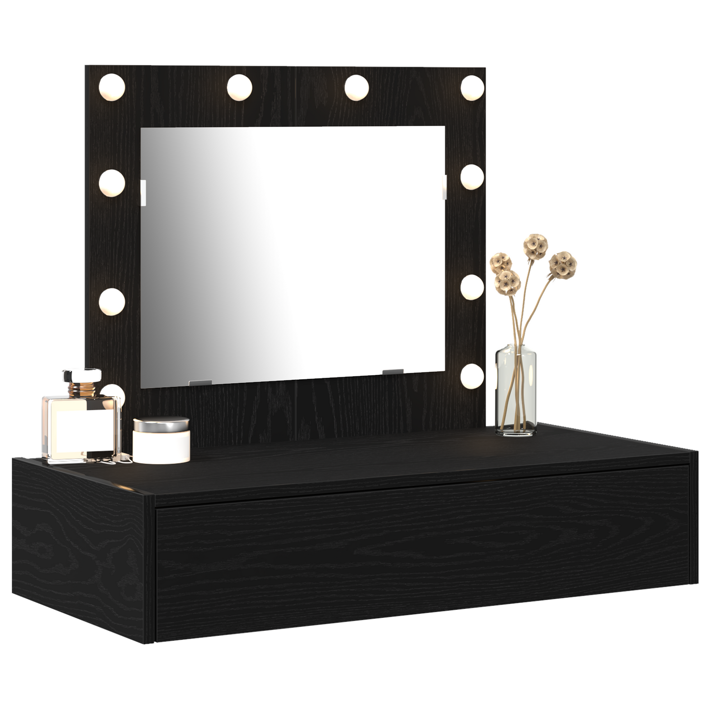 Dressing Table Black 83 x 40 x 70 cm Engineered wood
