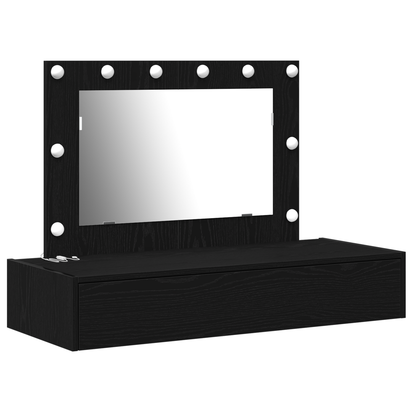 Dressing Table Black 100 x 40 x 70 cm Engineered wood