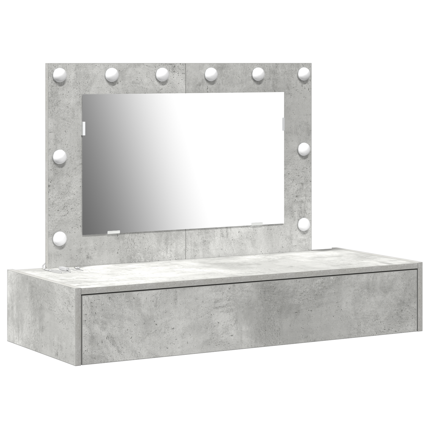 Dressing Table Grey 100 x 40 x 70 cm Engineered wood