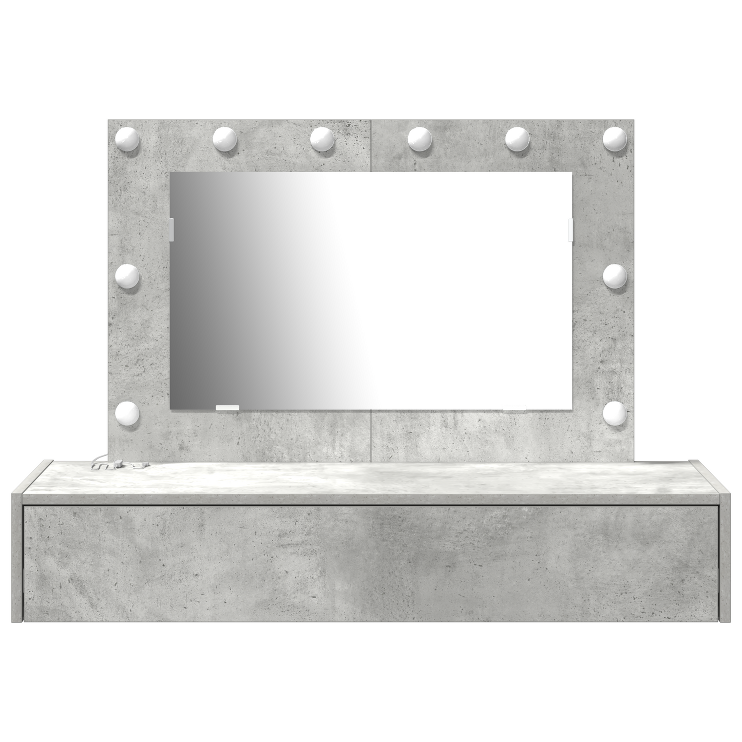 Dressing Table Grey 100 x 40 x 70 cm Engineered wood