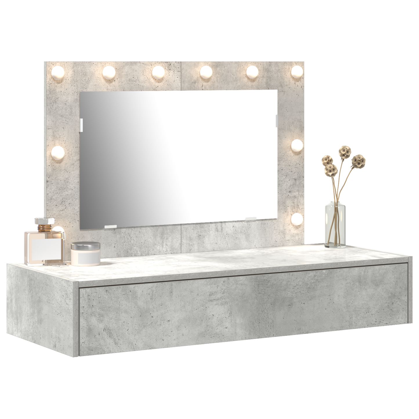 Dressing Table Grey 100 x 40 x 70 cm Engineered wood