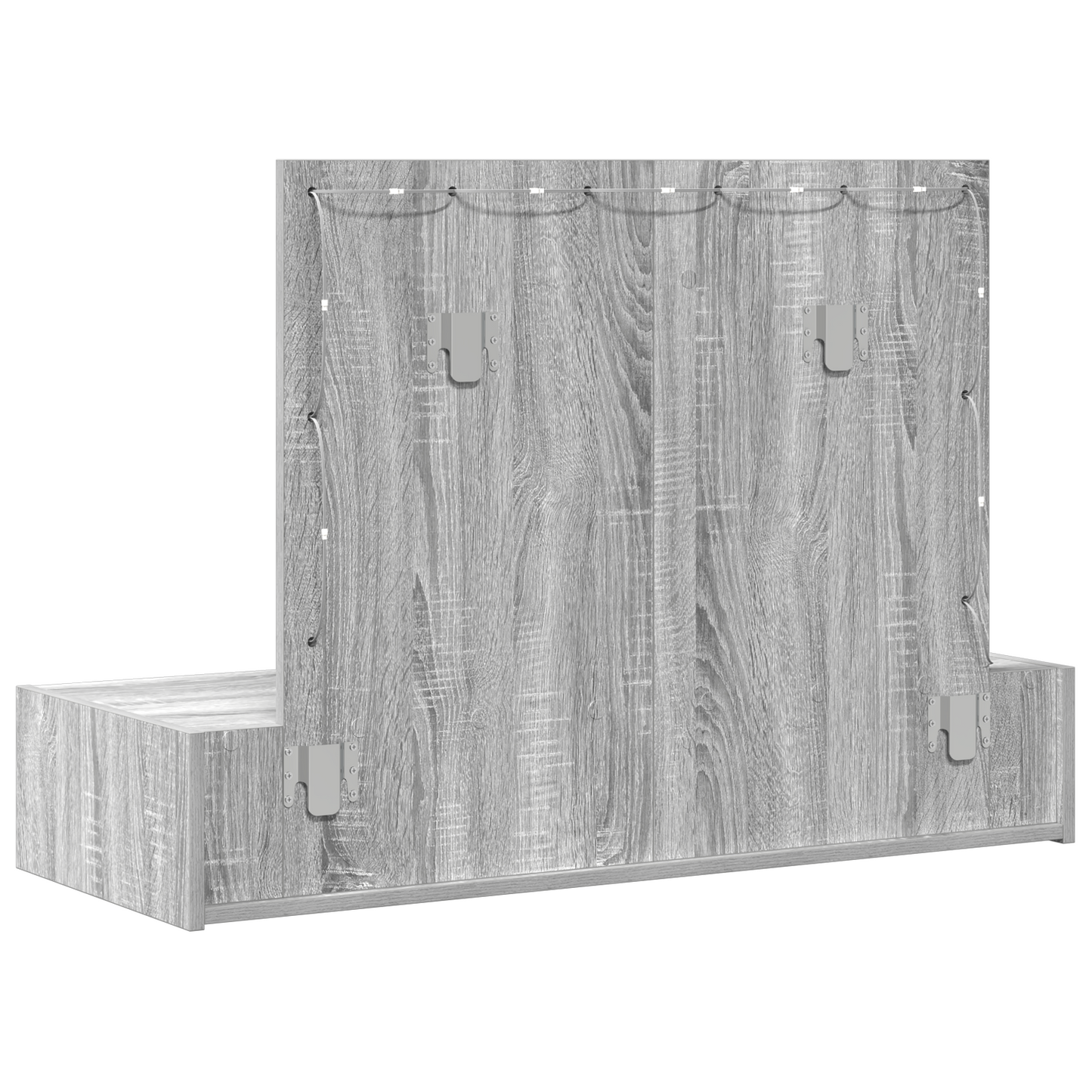 Dressing Table Grey 100 x 40 x 70 cm Engineered wood