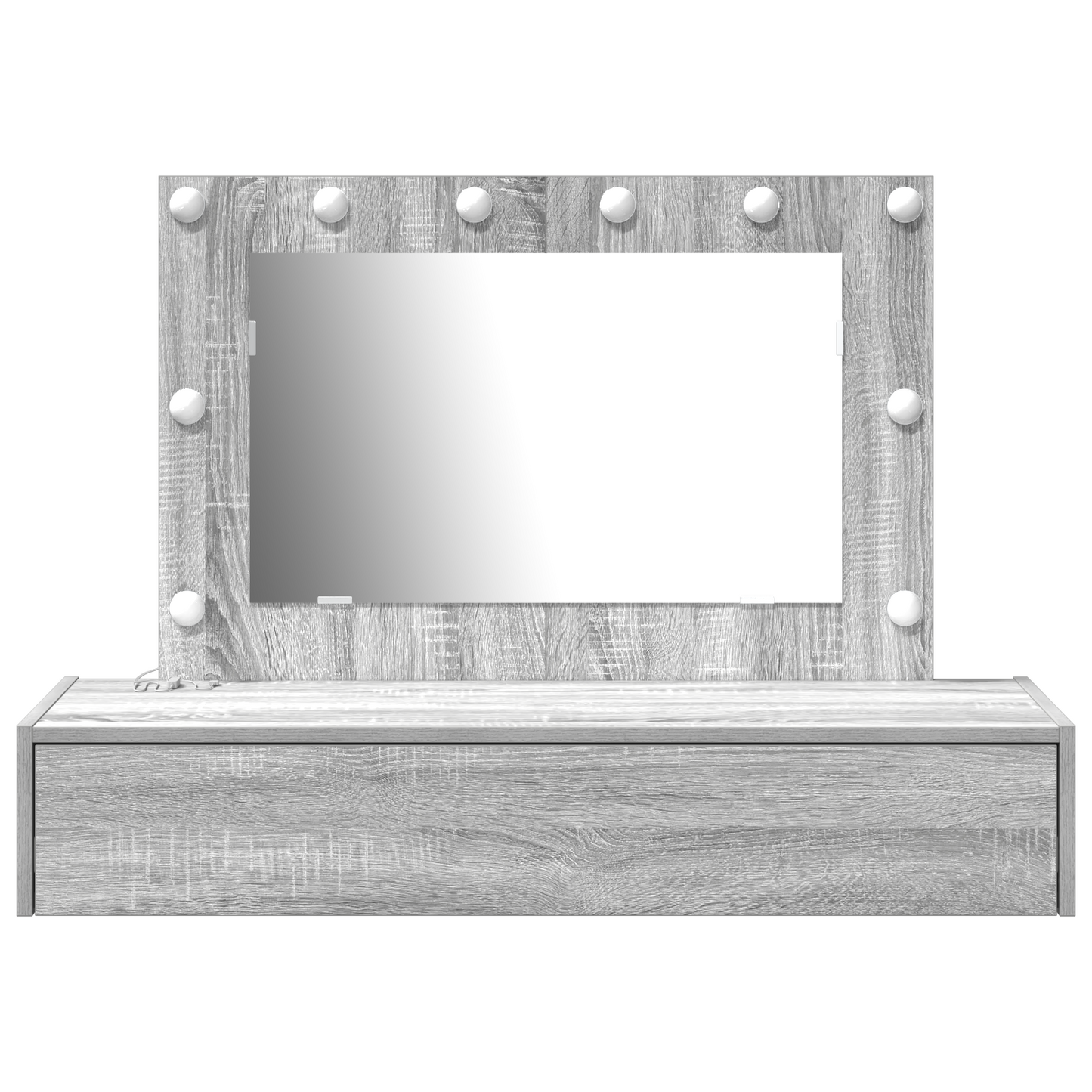 Dressing Table Grey 100 x 40 x 70 cm Engineered wood