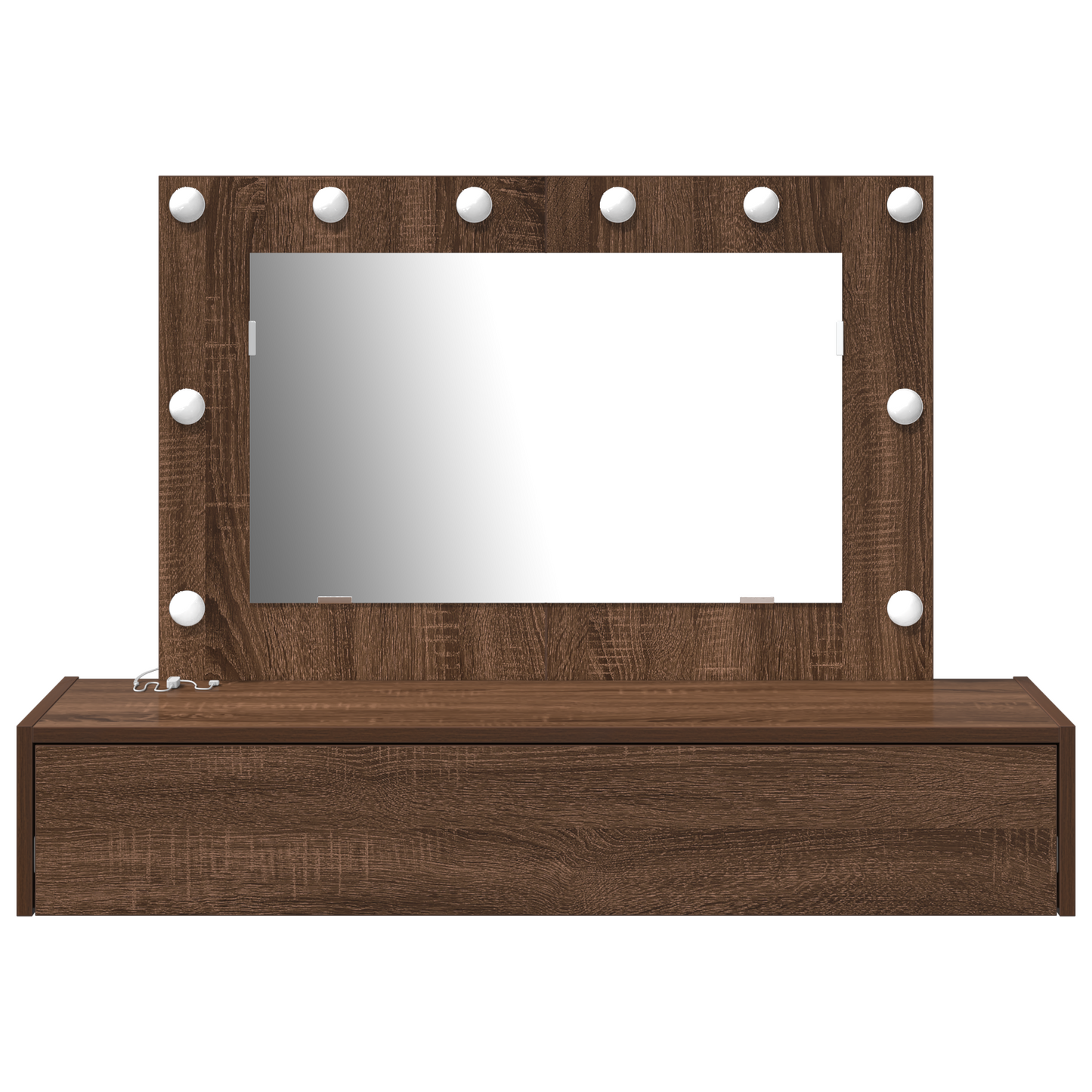 Dressing Table Brown 100 x 40 x 70 cm Engineered wood