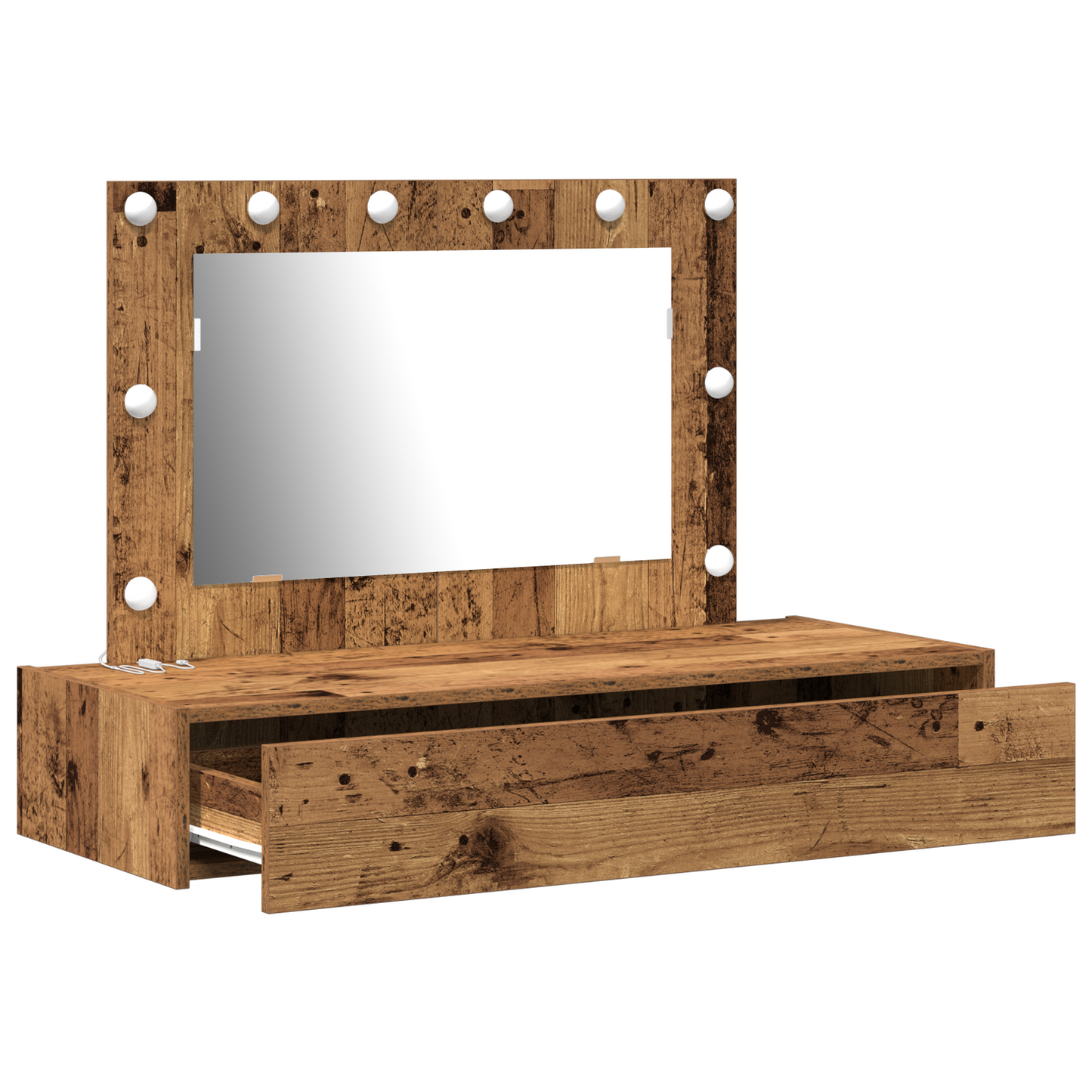Dressing Table Brown 100 x 40 x 70 cm Engineered wood
