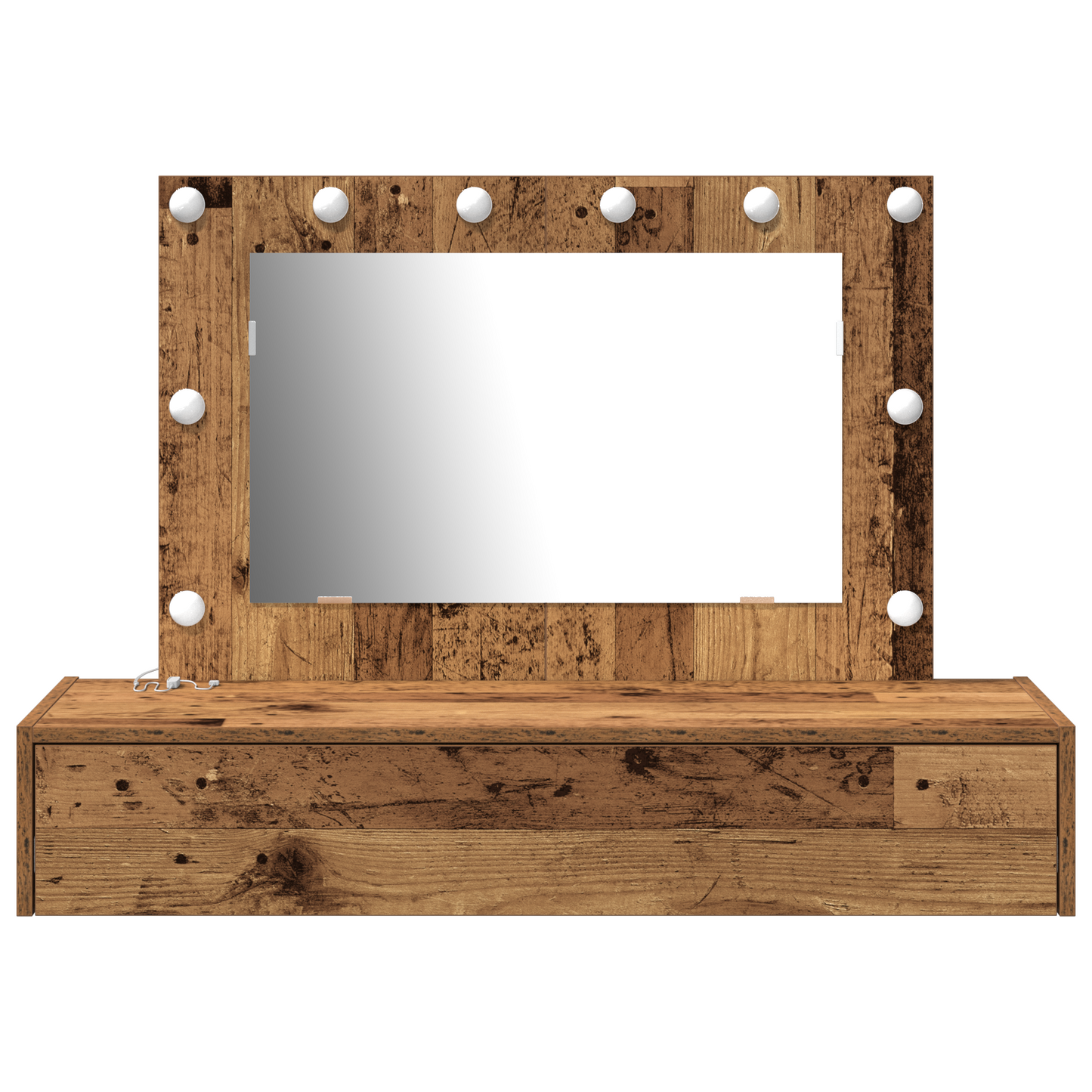 Dressing Table Brown 100 x 40 x 70 cm Engineered wood