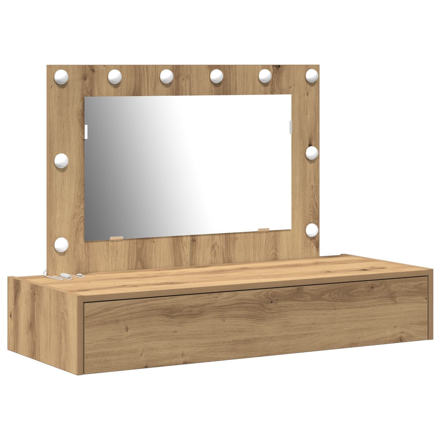 Dressing Table Brown 100 x 40 x 70 cm Engineered wood