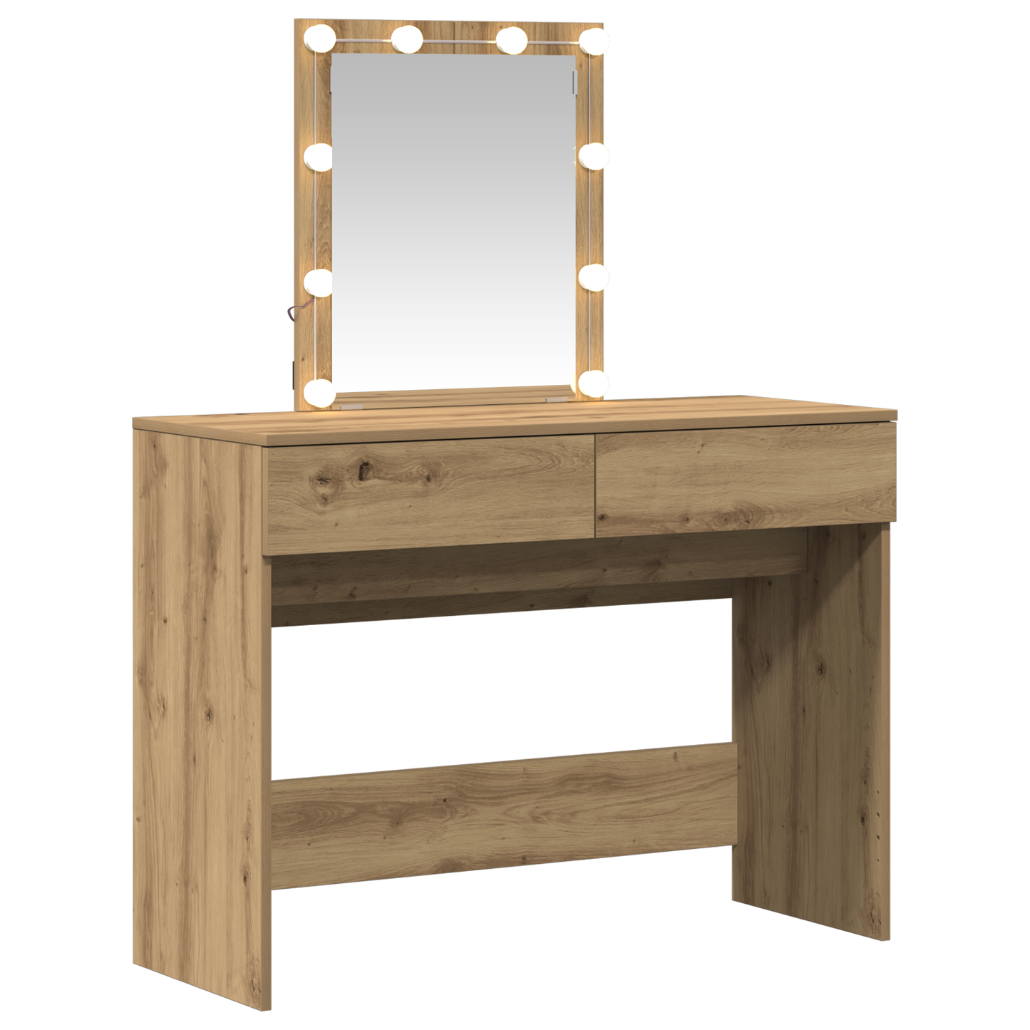 Dressing Table Artisan oak 100 x 40 x 130 cm Engineered wood