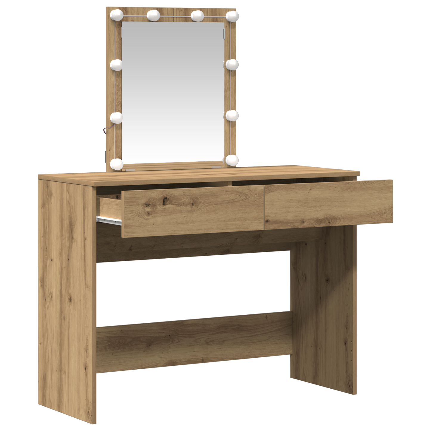 Dressing Table Artisan oak 100 x 40 x 130 cm Engineered wood