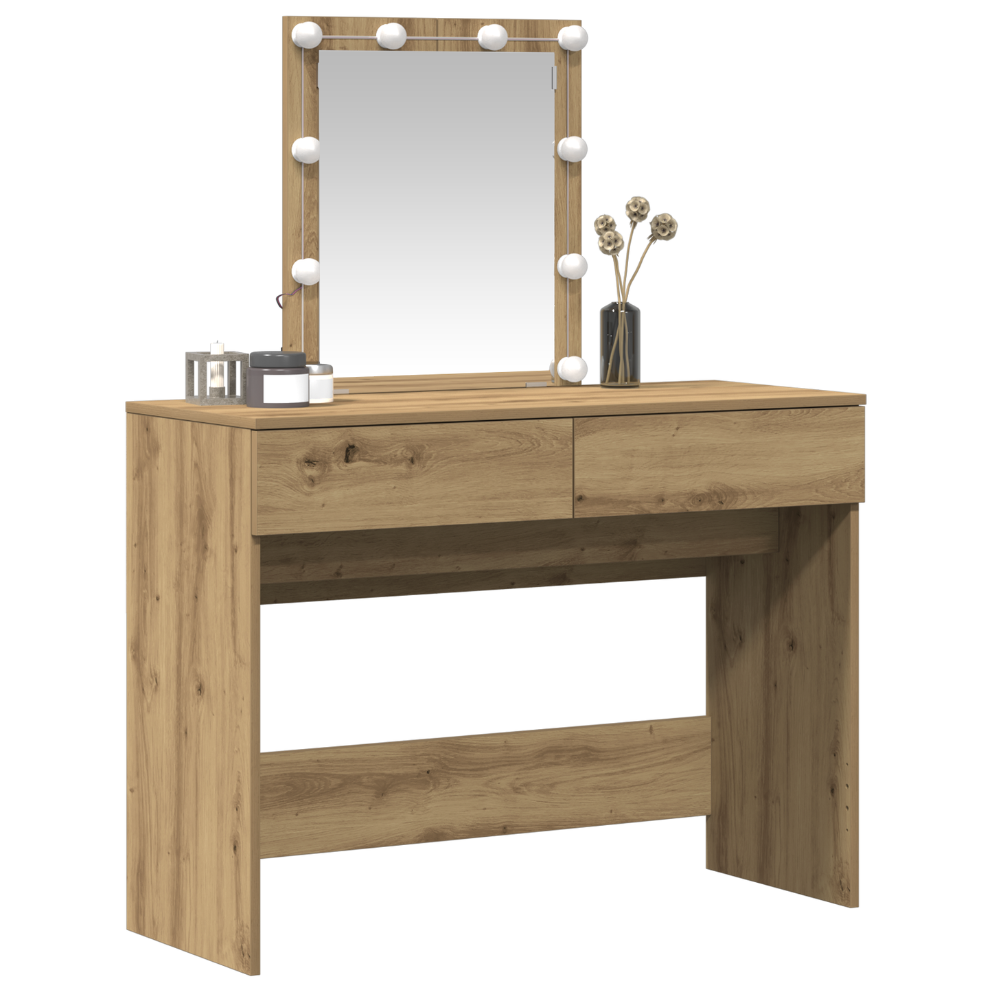 Dressing Table Artisan oak 100 x 40 x 130 cm Engineered wood