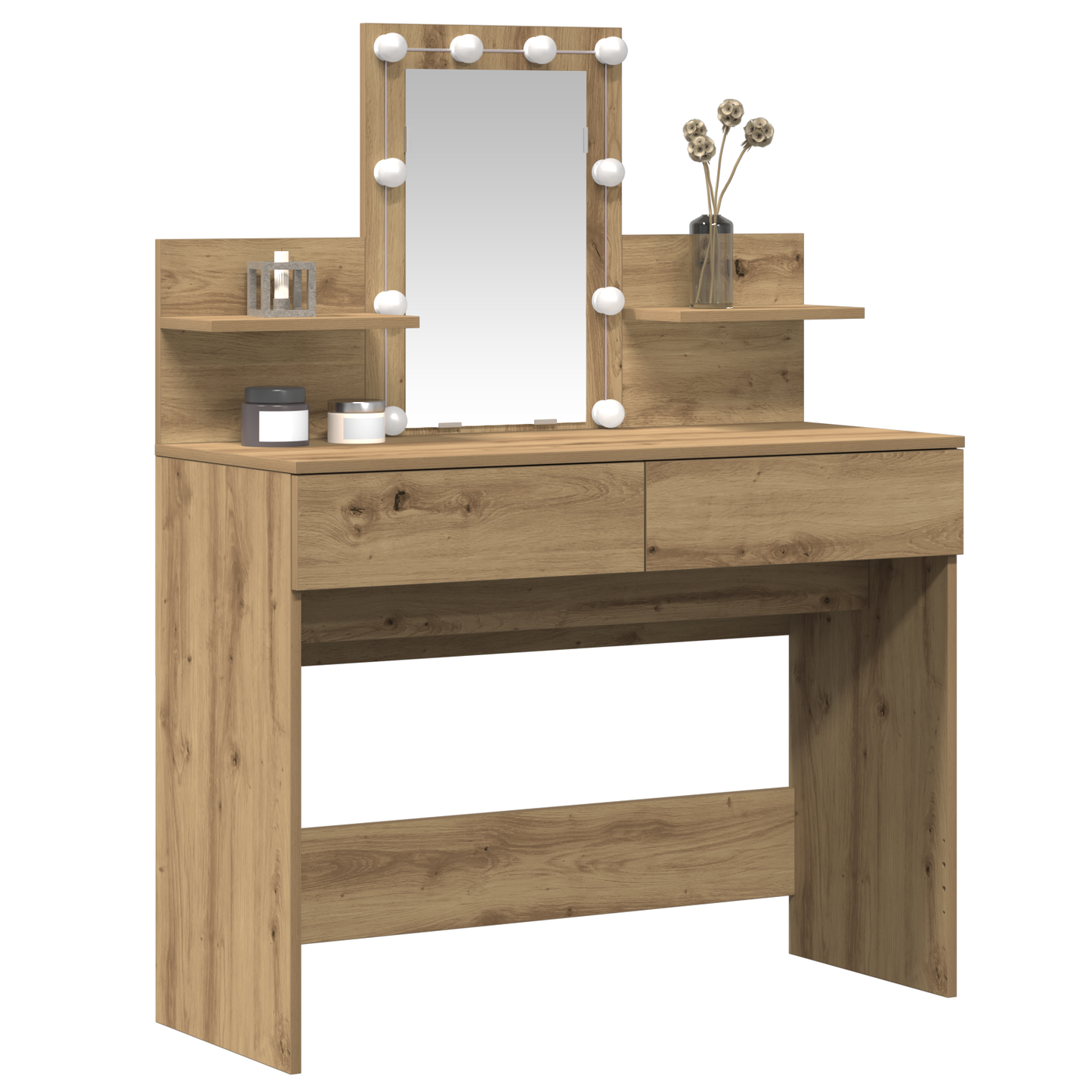 Dressing Table Artisan oak 100 x 40 x 130 cm Engineered wood