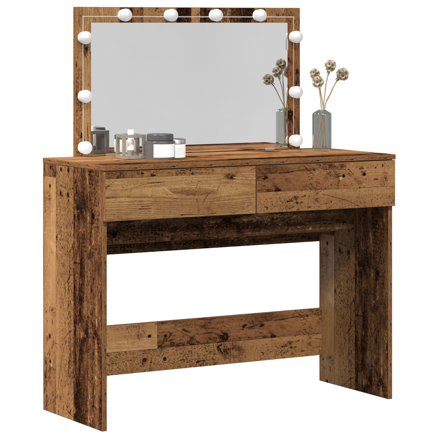 Dressing Table Old Wood 100 x 40 x 120 cm Engineered wood