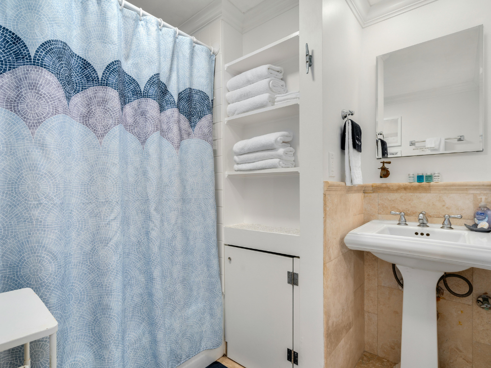 Shower Curtain And Rods