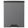 Duo Pedal Bin Deco 26L+26L Cool Grey