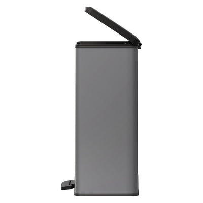 Duo Pedal Bin Deco 26L+26L Cool Grey