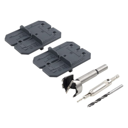 wolfcraft 5 Piece Hinge Hole Set 35 mm