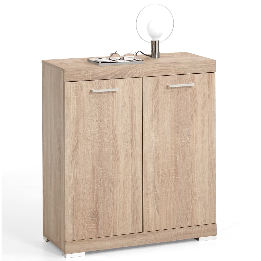 FMD Dresser with 2 Doors 80x34.9x89.9 cm Oak