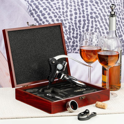 10 Piece Wine Accessory Set with Case