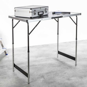 HI Folding Table 100x60x94 cm Aluminium