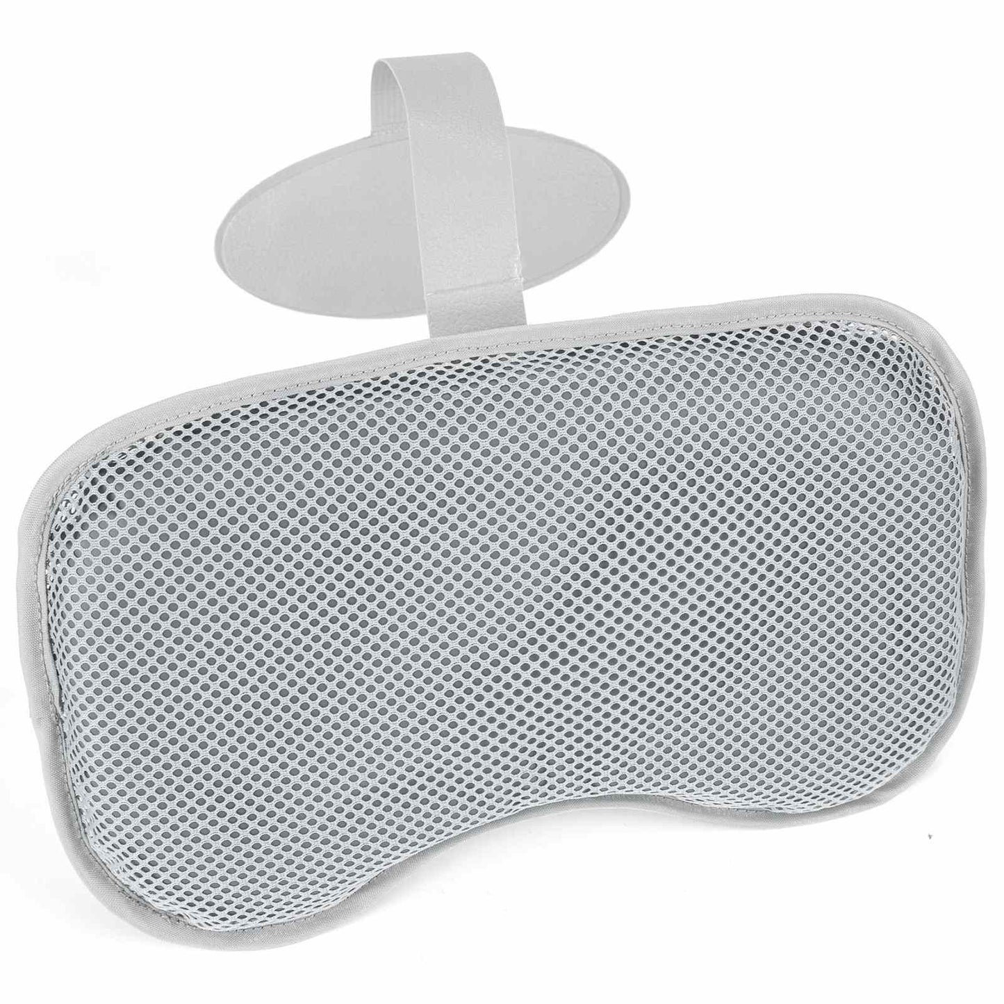 Spa Bath Pillow 2 pcs Steel and PVC Grey